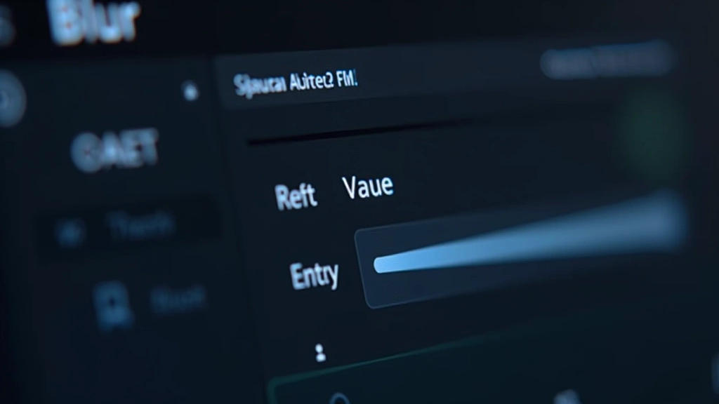 Close-up van Gaussian Blur-effect instellingen in After Effects met Blur Value slider zichtbaar