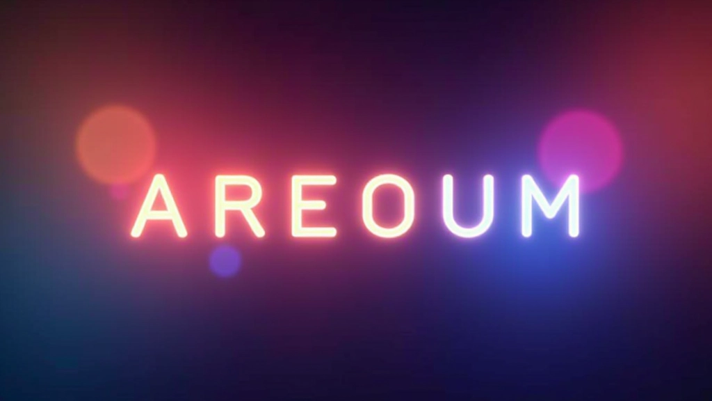 Motion graphics animatie met kleurrijke typografie en vloeiende transities