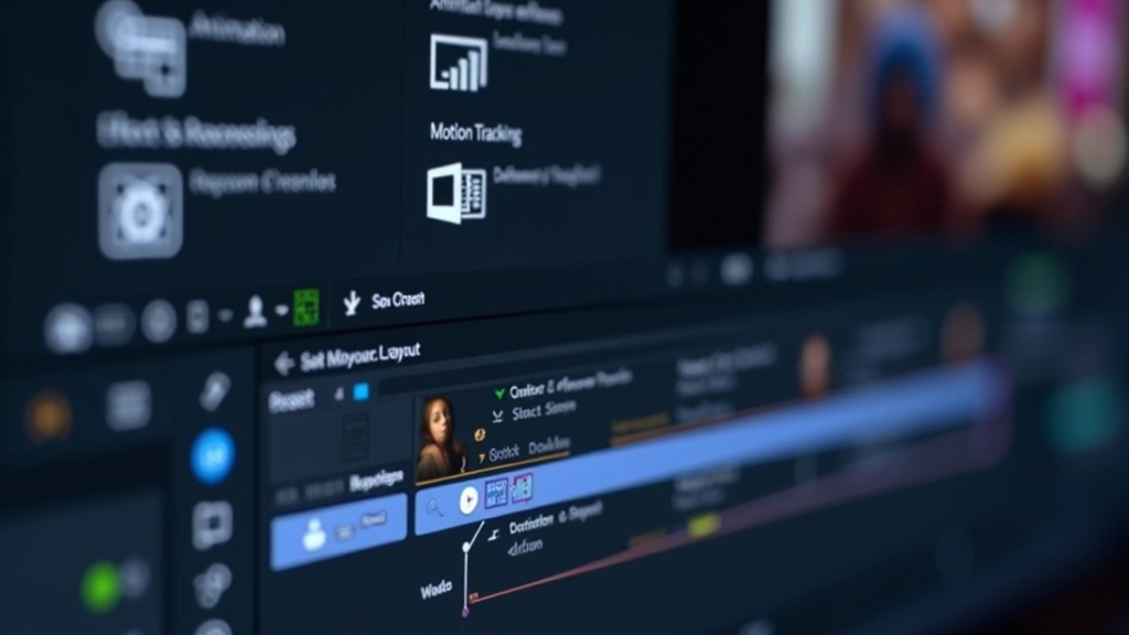 After Effects werkruimte menu opengeklapt met verschillende pre-ingestelde layouts, Animation en Effects & Presets zichtbaar