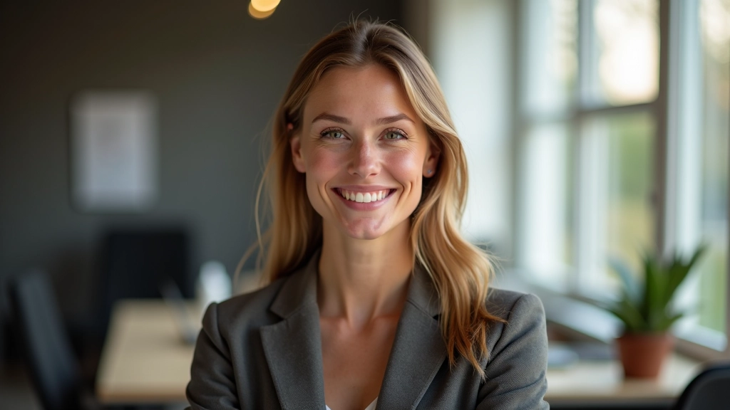 Vrouwelijke motion graphics specialist in professioneel kantooromgeving